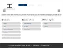 Tablet Screenshot of emissionsconsult.com